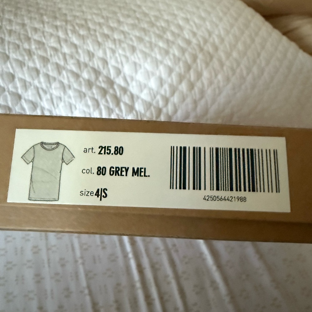 Gray Melange Short Sleeve Tee
